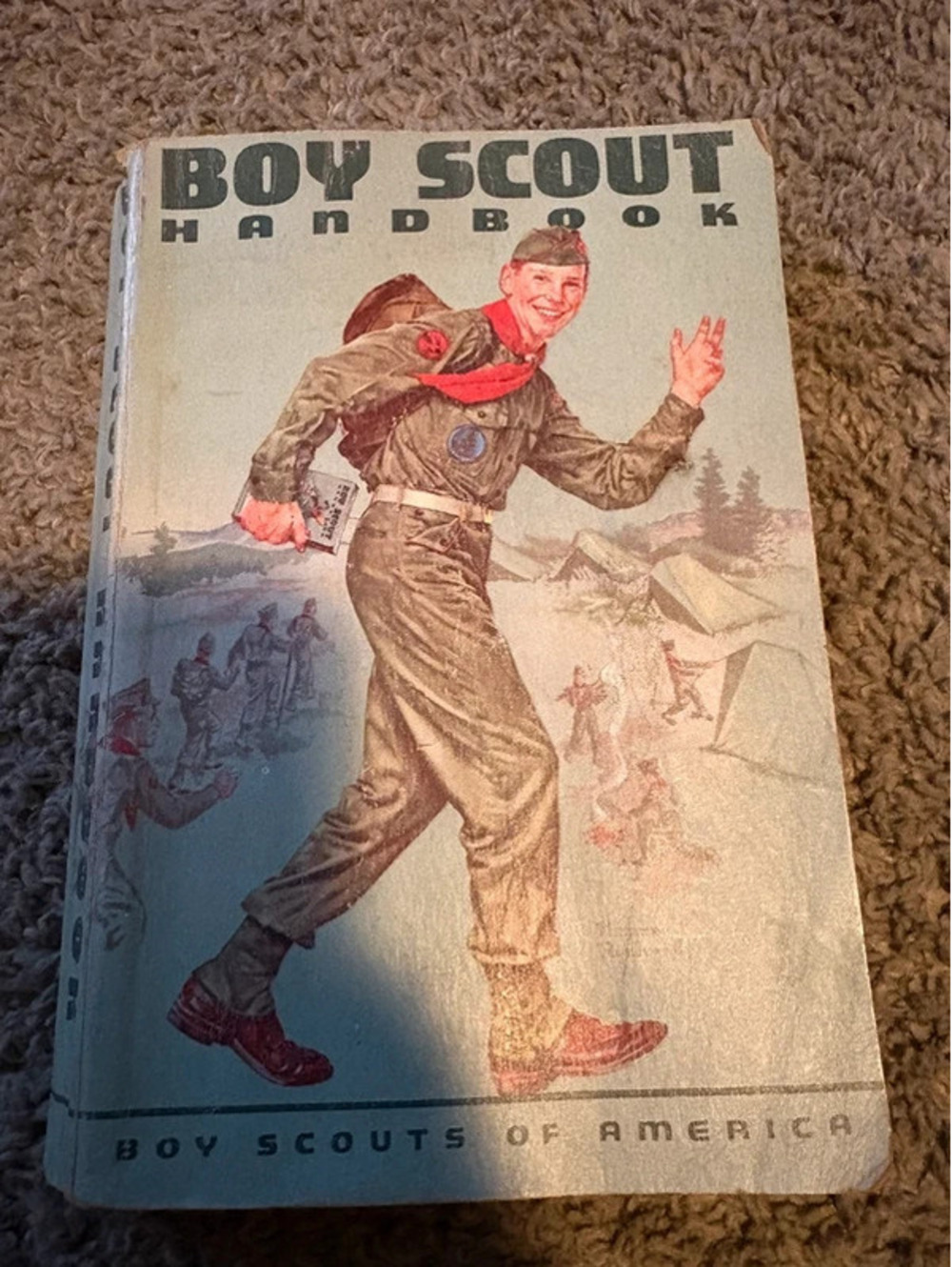 1959 boyscouts handbook (first print,6th edition)